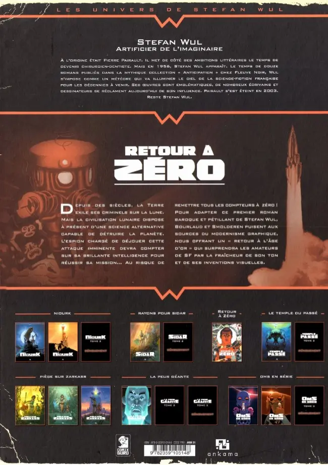 Verso de l'album Retour à Zéro