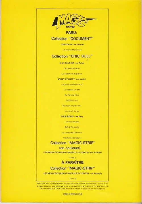 Verso de l'album Rock Derby Tome 7 Une étoile a disparu