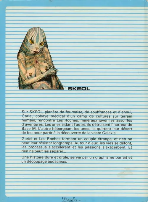 Verso de l'album Skeol