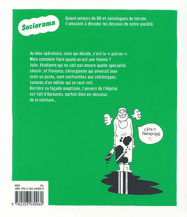 Verso de l'album Sociorama Sous la blouse