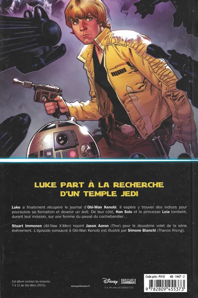 Verso de l'album Star Wars Tome 2 Épreuve de force sur Nar Shaddaa