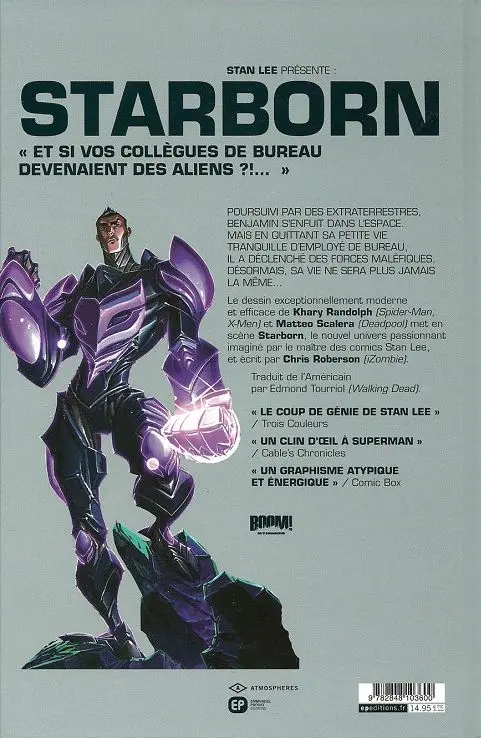 Verso de l'album Starborn Tome 2