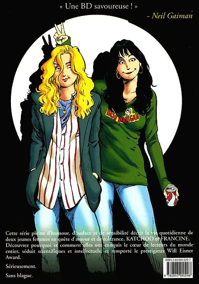Verso de l'album Strangers in paradise Tome 1 La revanche de Katchoo
