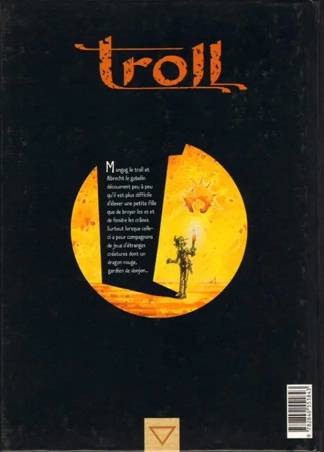 Verso de l'album Troll Tome 2 Le dragon du donjon