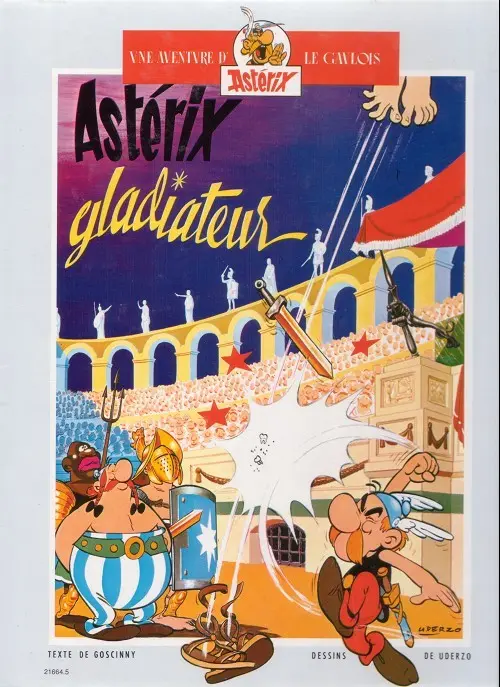 Verso de l'album Astérix Tomes 3 et 4 Astérix et les Goths / Astérix gladiateur