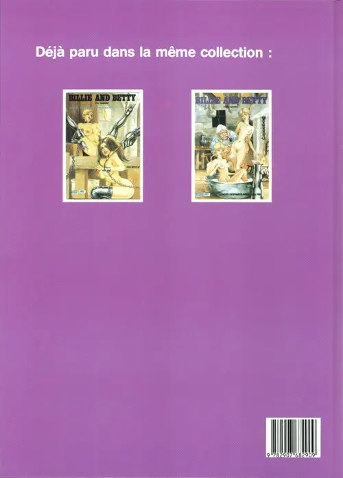 Verso de l'album Billie and Betty (2ème épisode)
