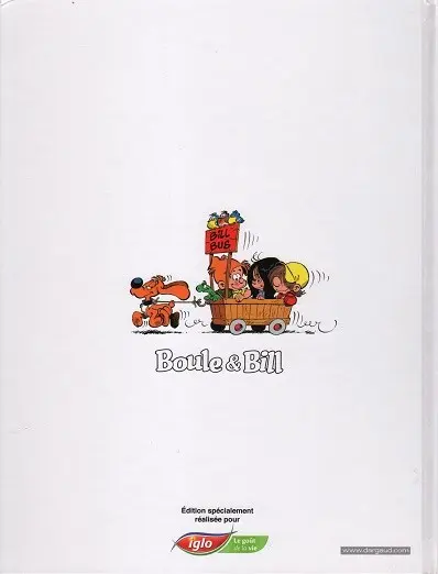 Verso de l'album Boule & Bill Tome 34 Un amour de cocker