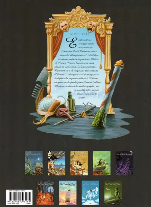 Verso de l'album De Cape et de Crocs Tome 8 Le maître d'armes