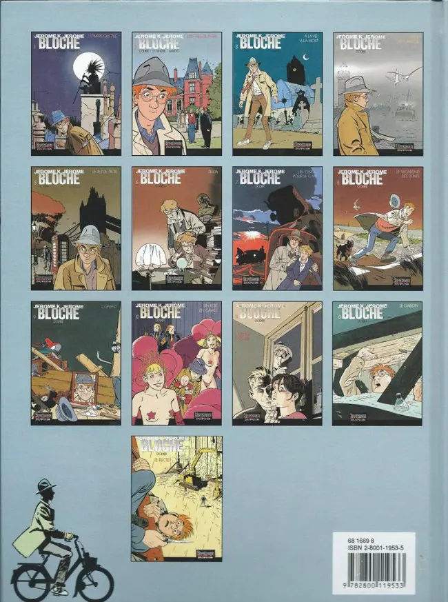 Verso de l'album Jérôme K. Jérôme Bloche Tome 8 Le vagabond des dunes
