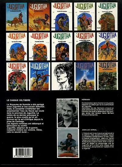 Verso de l'album Jugurtha Tome 2 Le casque celtibère