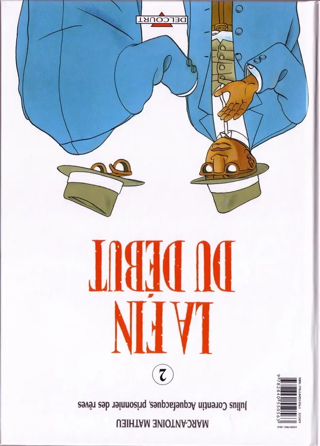 Verso de l'album Julius Corentin Acquefacques Tome 4 Le début de la fin