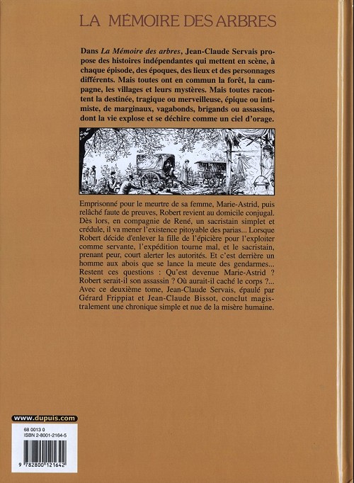 Verso de l'album La Mémoire des arbres Tome 2 La hache et le fusil - Tome 2