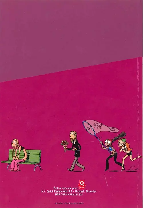 Verso de l'album Les Nombrils Tome 1 Pour qui tu te prends ?