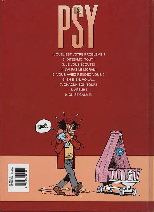 Verso de l'album Les Psy Tome 8 Areuh !