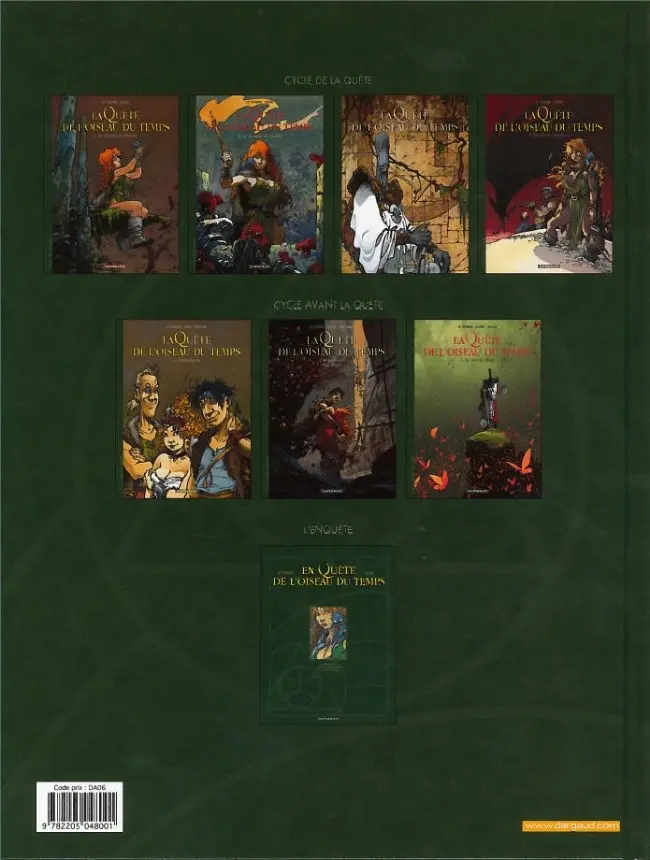 Verso de l'album La Quête de l'oiseau du temps Tome 1 La conque de Ramor