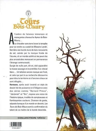 Verso de l'album Les Tours de Bois-Maury Tome 6 Sigurd