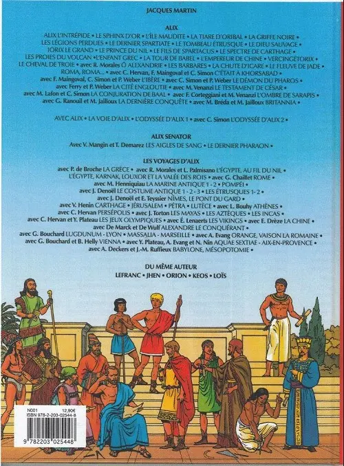 Verso de l'album Les Voyages d'Alix Tome 37 Alésia