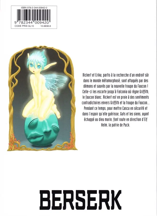 Verso de l'album Berserk 38