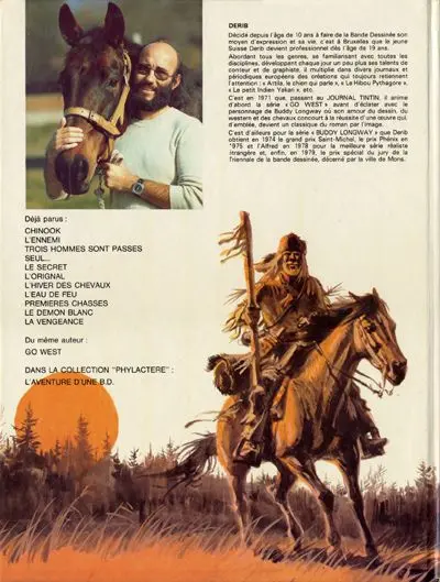 Verso de l'album Buddy Longway Tome 11 La vengeance