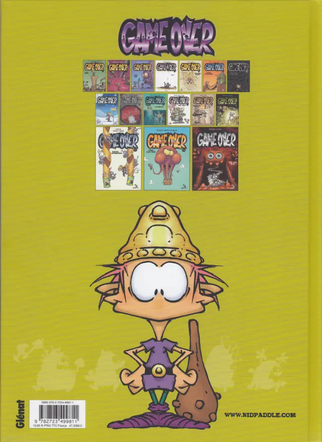 Verso de l'album Game over Tome 17 Dark Web
