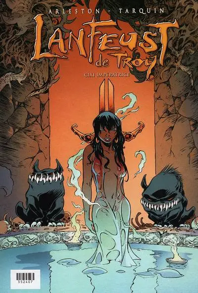 Verso de l'album Lanfeust de Troy Le frisson de l'haruspice / Cixi impératrice