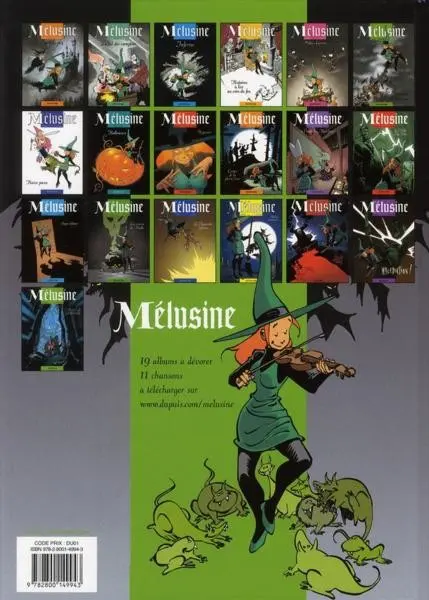Verso de l'album Mélusine Tome 19 L'élixir de jouvence