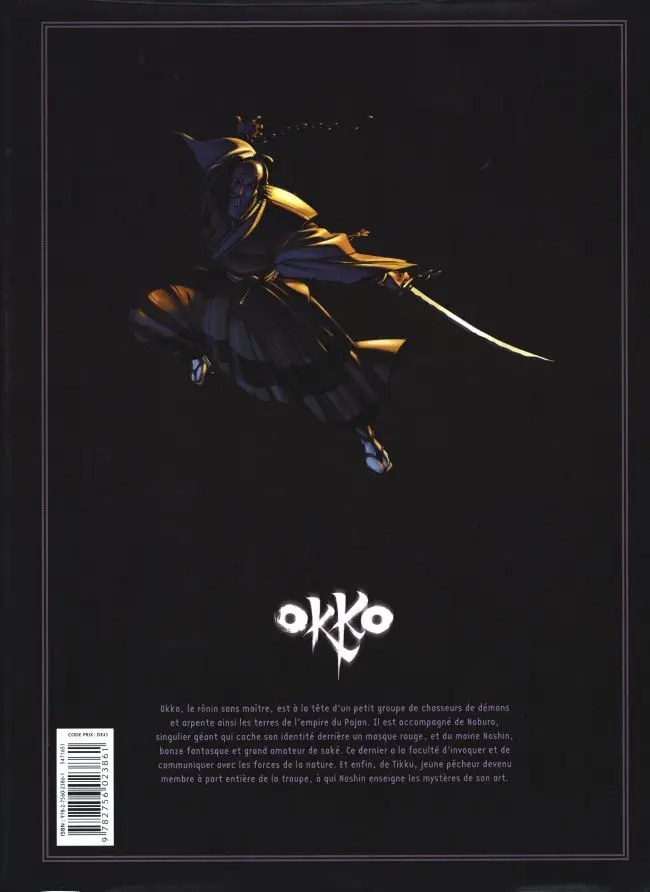Verso de l'album Okko Le Cycle de la terre - Édition intégrale