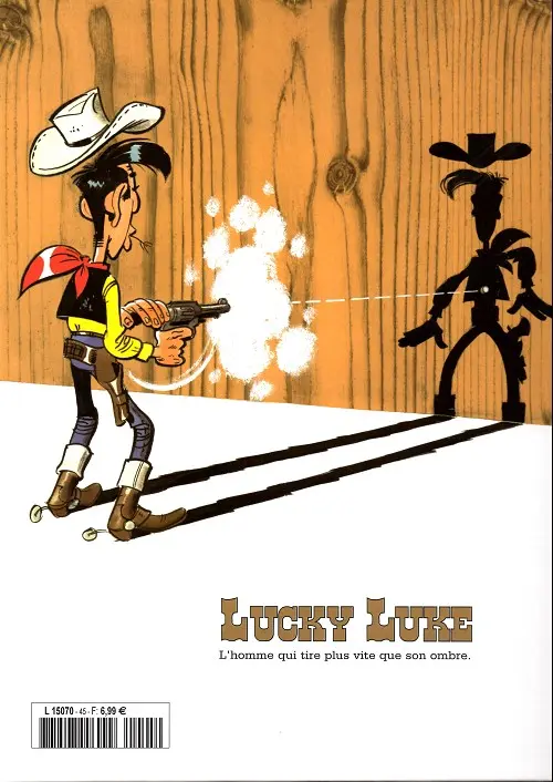 Verso de l'album Lucky Luke La collection Tome 45 En remontant le Mississipi
