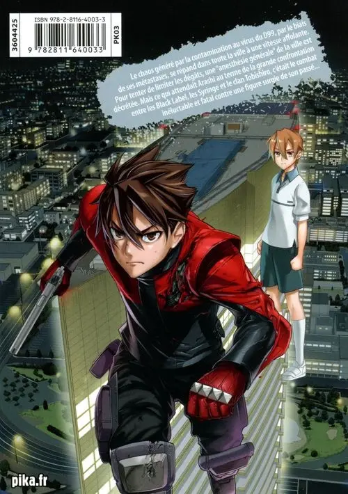 Verso de l'album Triage X 15