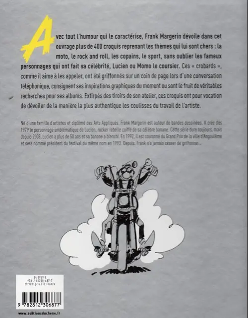 Verso de l'album Mes crobards