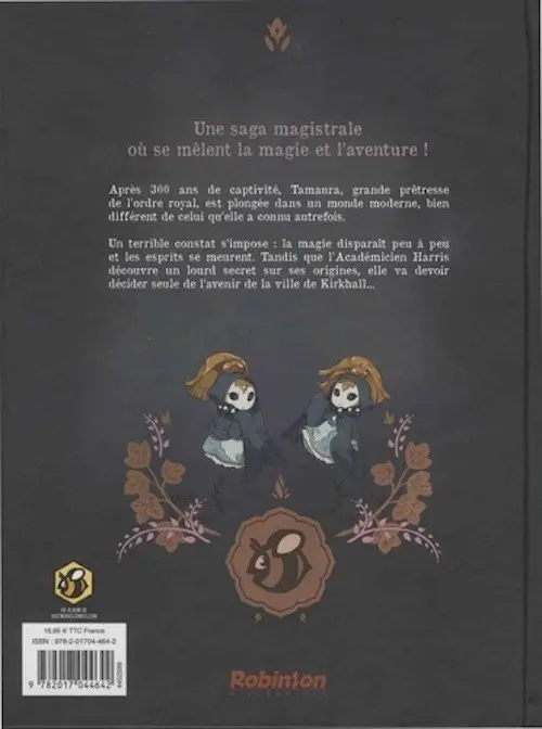 Verso de l'album Blindsprings Tome 2