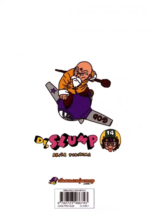 Verso de l'album Dr Slump Ultimate Edition Tome 14