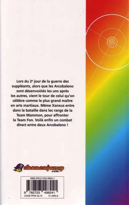 Verso de l'album Mon prof le tueur - Reborn ! 39 Voilà le 8e bébé !