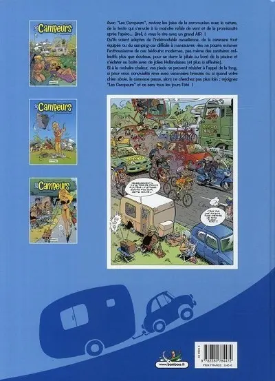 Verso de l'album Les Campeurs Tome 3 Les petits rats de l'apéro