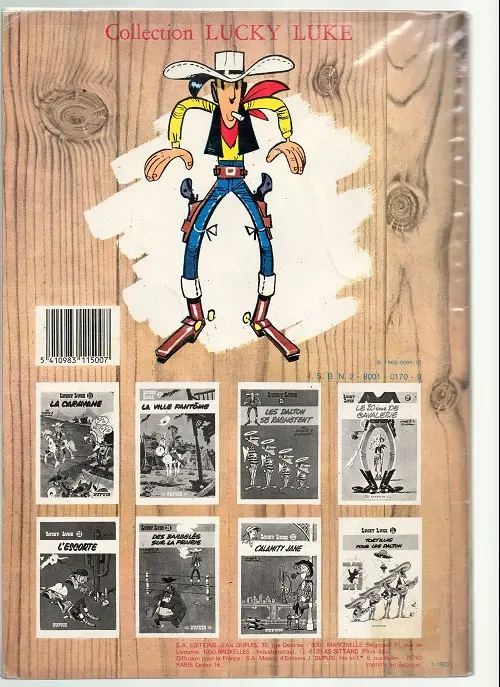 Verso de l'album Lucky Luke Tome 31 Tortillas pour les Dalton