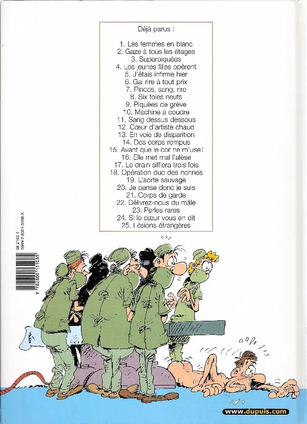 Verso de l'album Les Femmes en Blanc Tome 22 Délivrez-nous du mâle