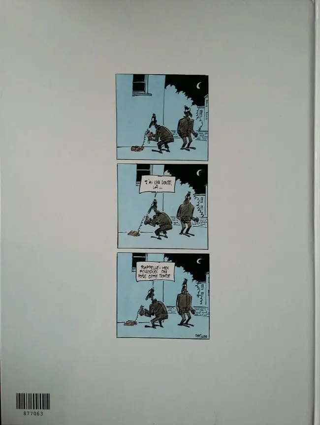 Verso de l'album Jack Palmer Tome 12 L'Enquête Corse