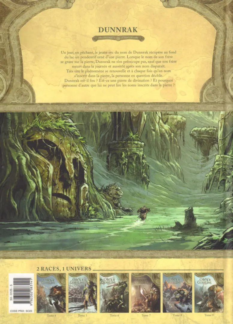 Verso de l'album Orcs & Gobelins Tome 10 Dunnrak