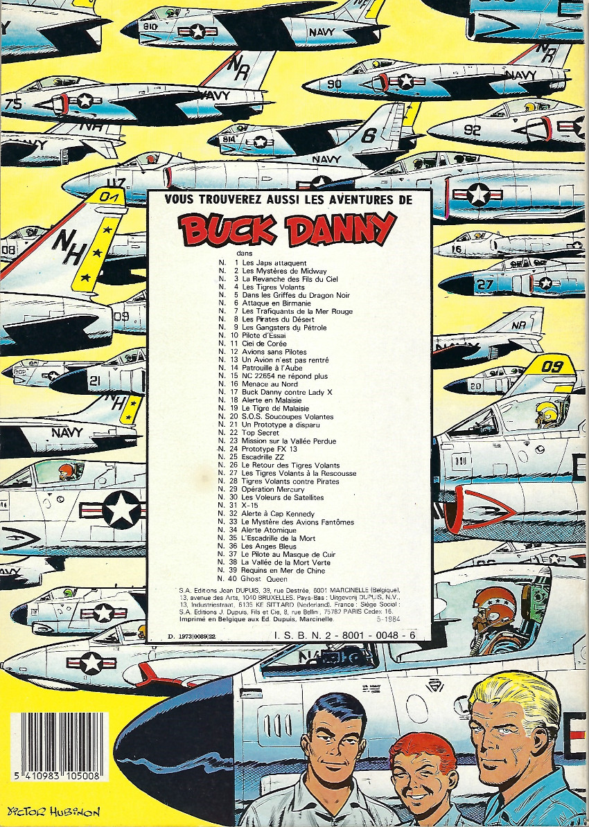 Verso de l'album Buck Danny Tome 11 Ciel de Corée