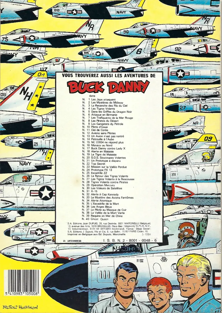 Verso de l'album Buck Danny Tome 11 Ciel de Corée