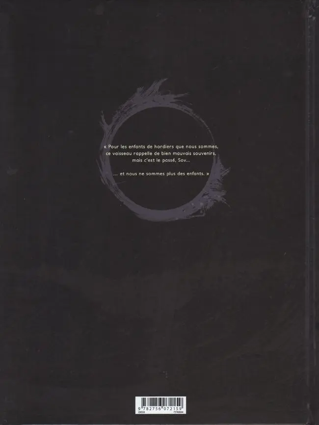 Verso de l'album La Horde du Contrevent 2 L'Escadre frêle