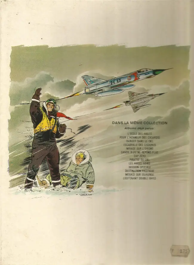 Verso de l'album Tanguy et Laverdure Tome 11 Destination Pacifique