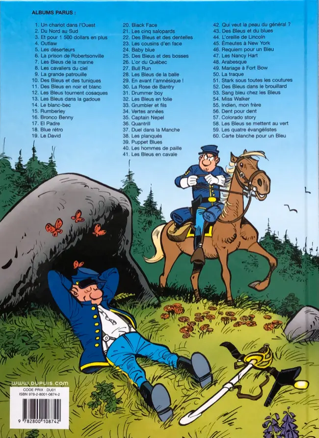 Verso de l'album Les Tuniques Bleues Tome 17 El Padre