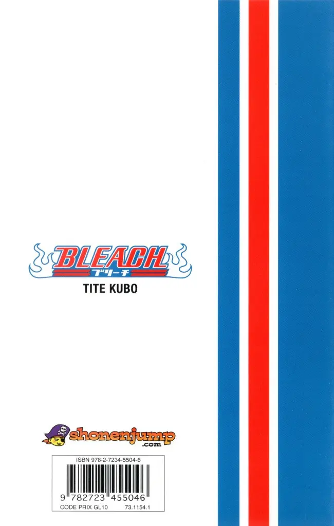 Verso de l'album Bleach Tome 18 The Deathberry Returns