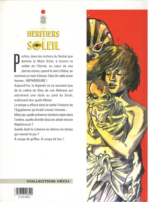 Verso de l'album Les Héritiers du soleil Tome 5 Néphérouré