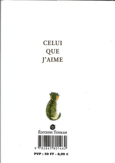 Verso de l'album Celui que j'aime