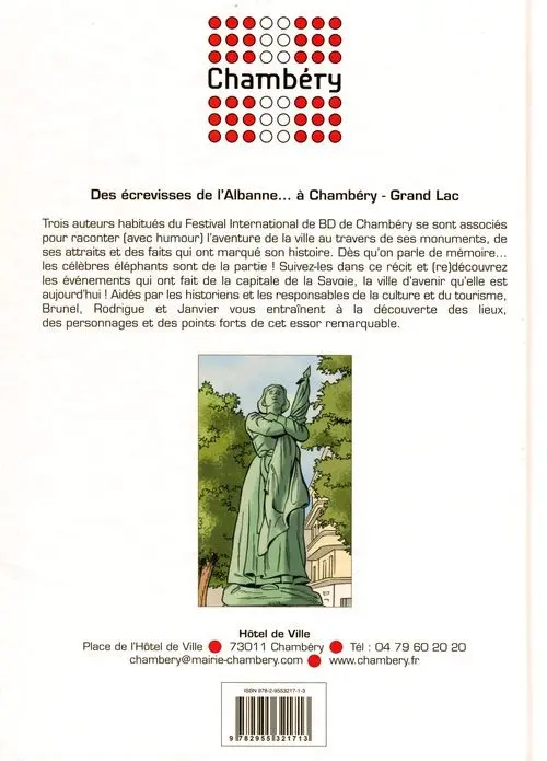 Verso de l'album Chambéry - Mémoires d'éléphants