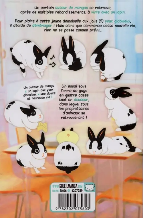 Verso de l'album Globule Tome 2 Une vie de jeune lapin