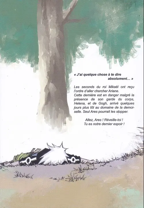 Verso de l'album Ares - The Vagrant Soldier - Le Soldat Errant 16