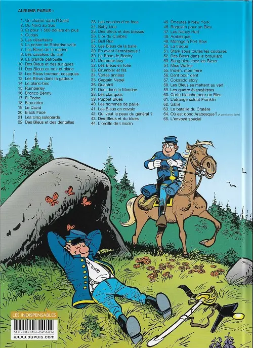 Verso de l'album Les Tuniques Bleues Tome 31 Drummer Boy